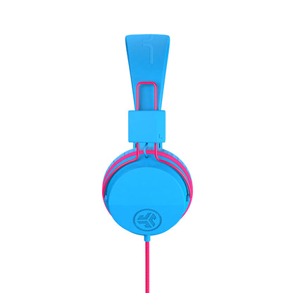 JBuddies Studio On-Ear Kids Wired Type-C Headphones Blue/Pink