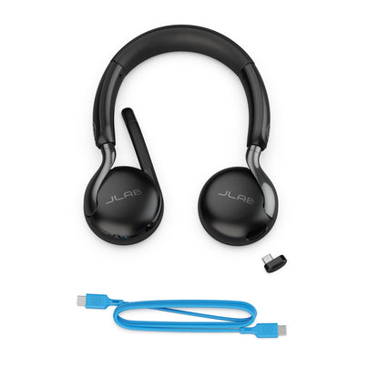 GO Work Wireless On-Ear Headset Gen 3 Black